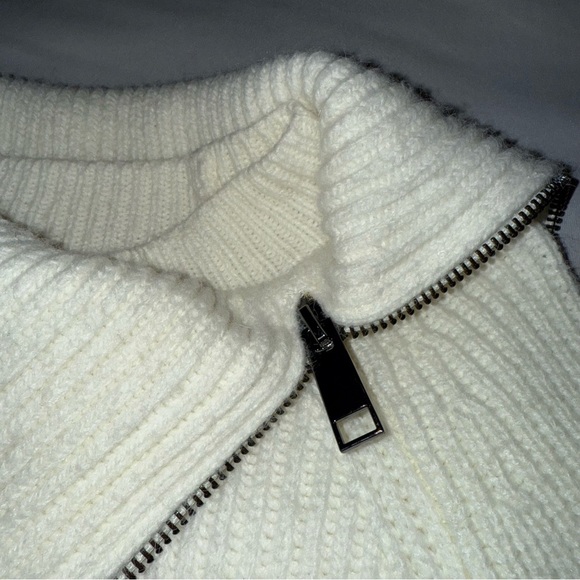 Simons Sweater Contemporaine Exclusive Wool Blend Chunky Ribbed Oversized Size L - Picture 7 of 14